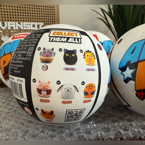 New Zuru Series 1 5" Plush, Mystery Unbox Anime Characters lot of 5 - Picture 2 of 6